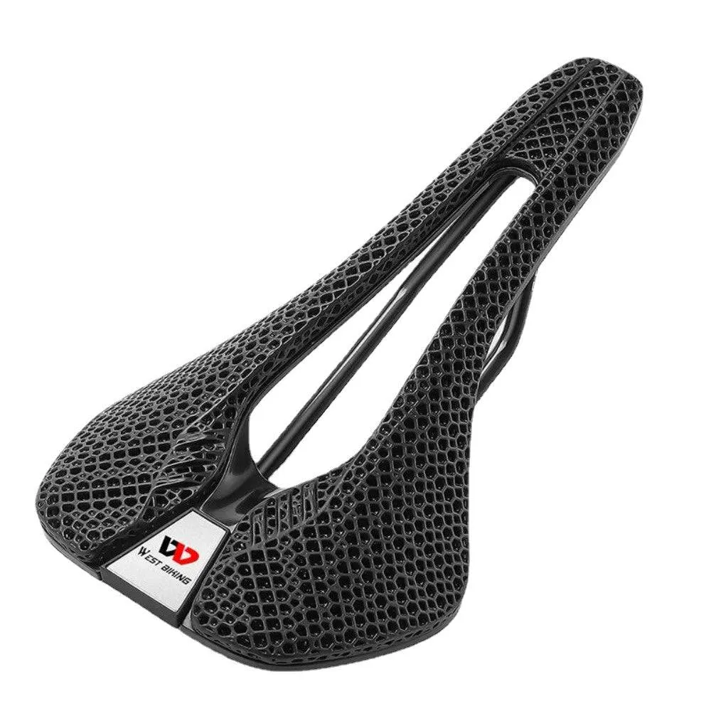 3D Printed Bicycle Saddle Zoned Shock-Absorbing Bike Speed Seat Road Bike Racing Triathlon Enduro Cycling Saddle