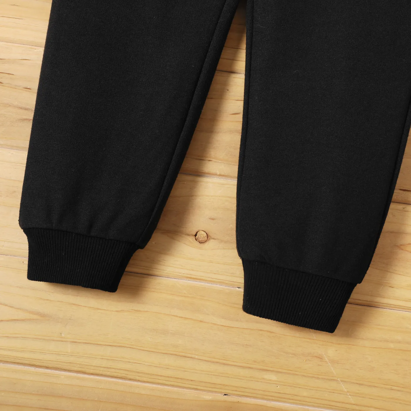 Toddler Boy Solid Color Casual Joggers Pants Sporty Sweatpants for Spring and Autumn
